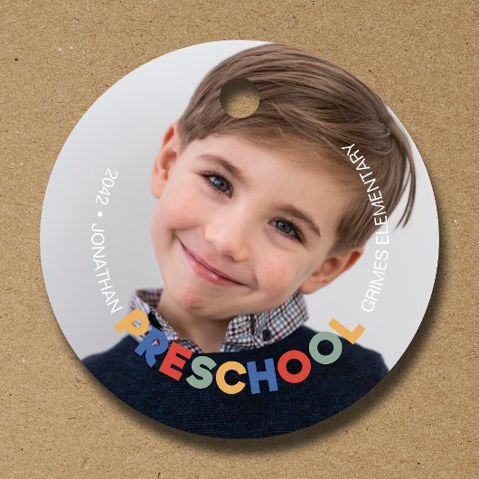 Pre-School Keepake Foto Geschenkanhänger