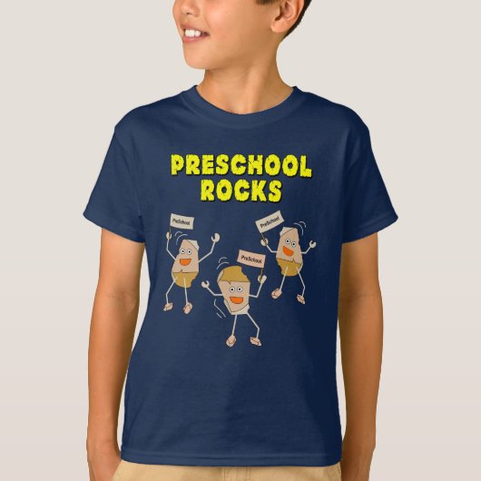 Pre-School Rocks T-Shirt (Vorderseite)