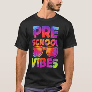 Pre School Vibes Back To School Students Teachers T-Shirt