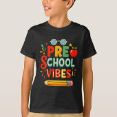 Pre-School Vibes – Fun & Cute Back-to-School T-Shirt (Vorderseite)