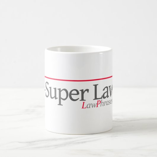 "PRE-SUPER RECHTSANWALT" -- KAFFEETASSE (Mittel)