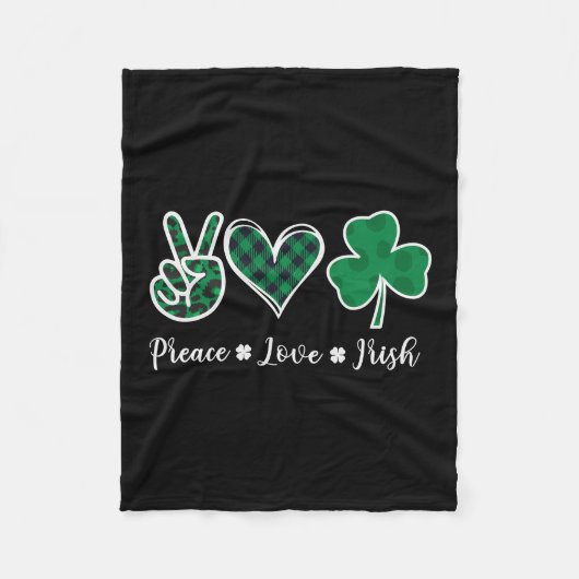 Preace Liebe Irish Fleecedecke (Vorderseite)