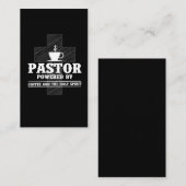 Preacher Coffee Lover Heiliger Geist Koffein Pasto Visitenkarte (Vorne/Hinten)
