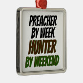 Preacher Hunter Silbernes Ornament (Rechts)