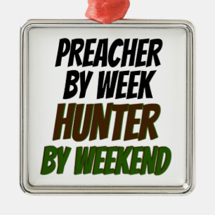 Preacher Hunter Silbernes Ornament