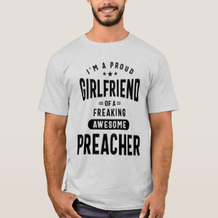 Preacher Job Title T-Shirt Geschenke Mens Frauen