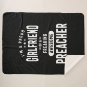 Preacher Job Title T-Shirt Geschenke Mens Frauen Sherpadecke (Vorderseite (Horizontal))