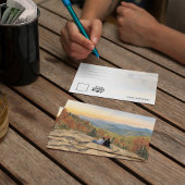 Preacher Rock North Georgia Wasserfarbe Postkarte