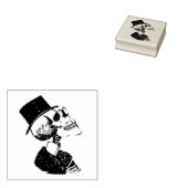 Preacher Skeleton Gummistempel (Stempel)
