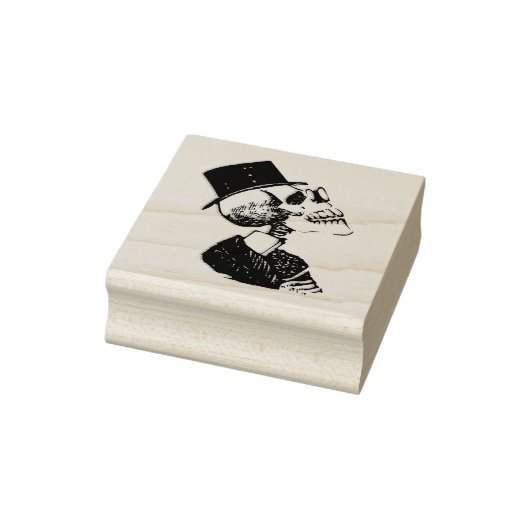 Preacher Skeleton Gummistempel (Stempel)