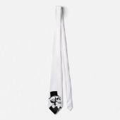 Preacher Skeleton Necktie Krawatte (Vorderseite)