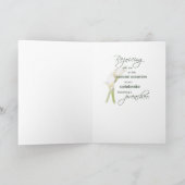 Preacherordnung, Lilies & Cross Karte (Innenseite)