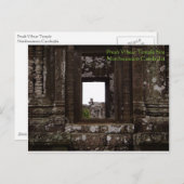 Preah Vihear Temple, Kambodscha Postkarte (Vorne/Hinten)