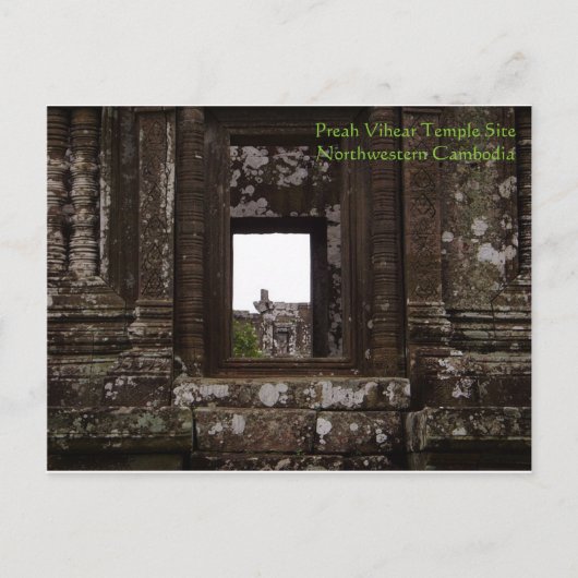 Preah Vihear Temple, Kambodscha Postkarte (Vorderseite)