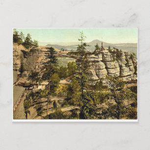 Prebischtor mit Rosenberg, Böhmische Schweiz, Postkarte