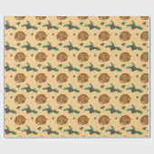 Precioso cervatillo con ramas delicadas de bosque geschenkpapier (Flach)