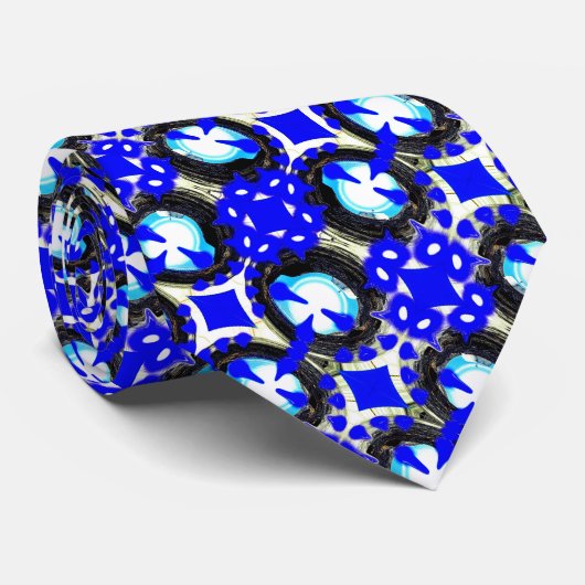 Precious blue gems smart krawatte (Gerollt)