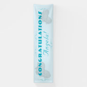 Precious Bundle Boy Baby Shower  Banner (Vertikal)