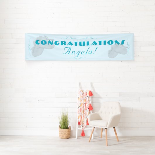 Precious Bundle Boy Baby Shower  Banner (InSitu)