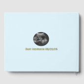 Precious Bundle Boy Baby Shower  Gästebuch (Rückseite)