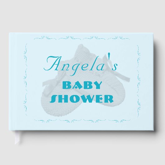 Precious Bundle Boy Baby Shower  Gästebuch (Vorderseite)