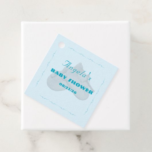 Precious Bundle Boy Baby Shower Geschenkanhänger (Beispiel)