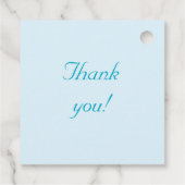 Precious Bundle Boy Baby Shower  Geschenkanhänger (Rückseite)