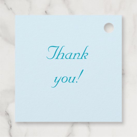 Precious Bundle Boy Baby Shower Geschenkanhänger (Rückseite)