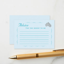 Precious Bundle Boy Baby Shower Hinweiskarte