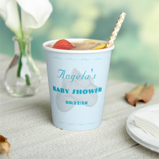 Precious Bundle Boy Baby Shower  Pappbecher (In Situ)