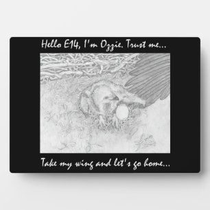 PRECIOUS E14 TAKING OZZIE'S WING LET'S GO HOME FOTOPLATTE