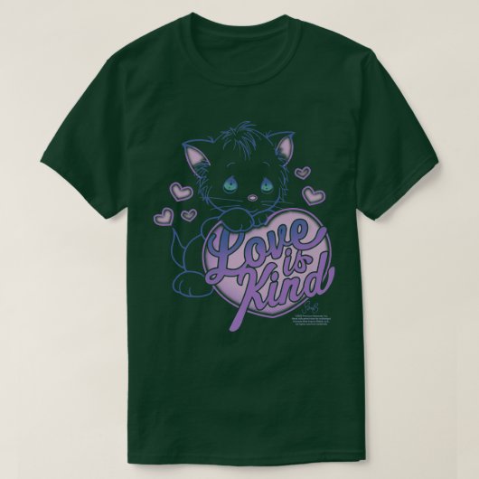 Precious Moments Love Is Kind Kitten Hearts T-Shirt (Design vorne)