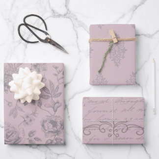 Precious Pink Paper Geschenkpapier Set