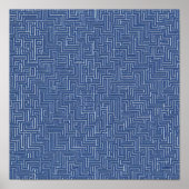 Precise Monochromatic Design: Seamless Laser Grid Poster (Vorne)