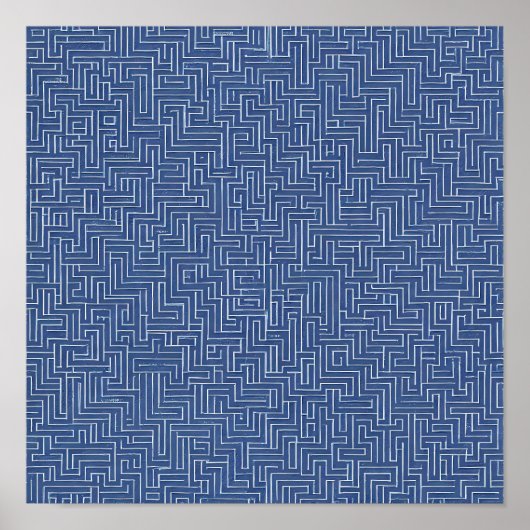 Precise Monochromatic Design: Seamless Laser Grid Poster (Vorne)