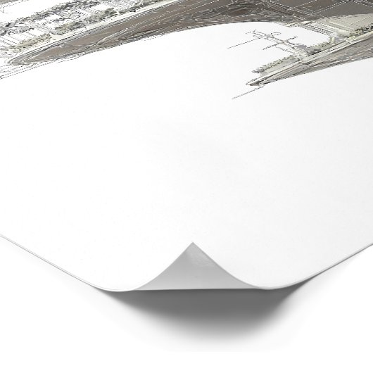 Precision Engineering Art: Hydroponic Helix System Poster (Ecke)