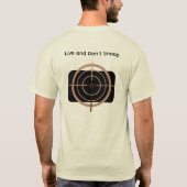Precision Focus | Tactical Vintage Grafik T-Shirt (Rückseite)