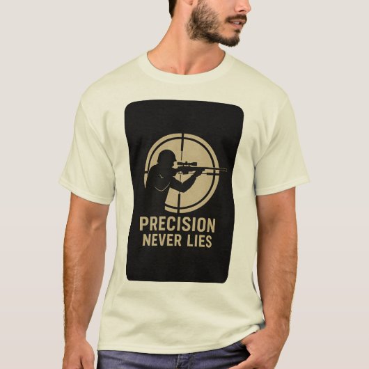 Precision Focus | Tactical Vintage Grafik T-Shirt (Vorderseite)