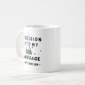 Precision is My Language – Detail-Driven Pro Kaffeetasse (Vorderseite Links)