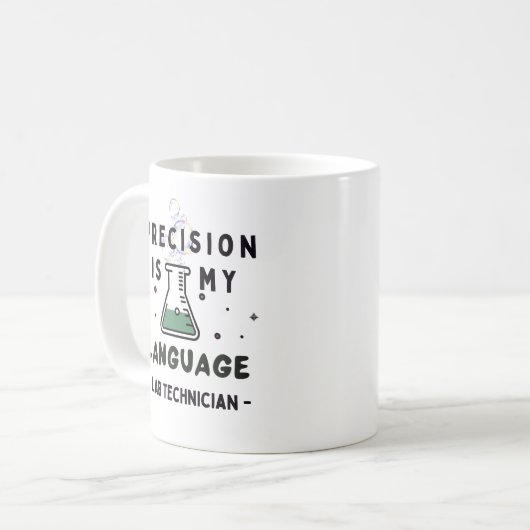 Precision is My Language – Detail-Driven Pro Kaffeetasse (Vorderseite Links)