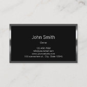 Precision Metal Border Ice Wall Visitenkarte (Rückseite)