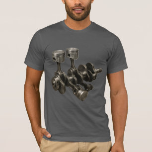 Precision-Power: Kurbelwelle und Kolben T-Shirt