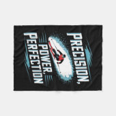 Precision Power Perfektion Skifahren Fleecedecke (Vorderseite (Horizontal))