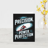 Precision Power Perfektion Skifahren Karte (Gelbe Blume)