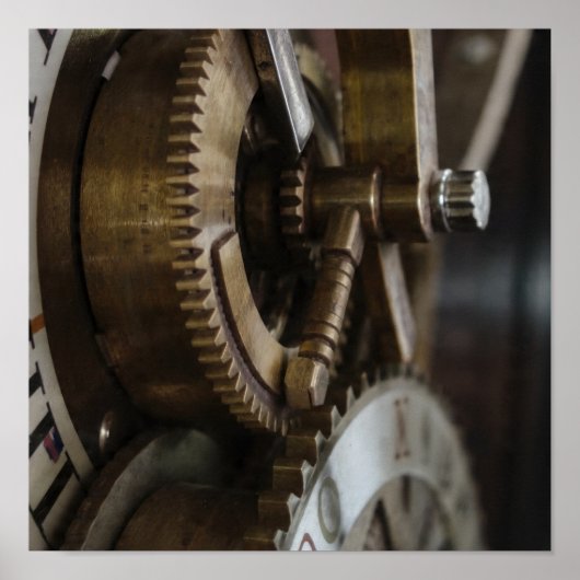 Precision Release: Clock Tower Escape Wheel Poster (Vorne)