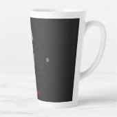 Precision siegt leise Golf-Wortkunst Milchtasse (Rechts)