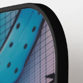 Precision Target Aqua Dot Grid Pro Pickleball Schläger (Linke Seite)