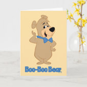 Precocious Boo Bear Karte (Gelbe Blume)