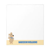 Precocious Boo Bear Notizblock (Vorderseite)