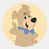 Precocious Boo Bear Runder Aufkleber (Vorderseite)